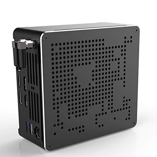 WEIDIAN Micro Business Desktop PC Core i9 9880H Windows 11 Mini PC Desktop 16 GB RAM 128 GB NVME SSD Erweiterbarer Speicher, 4K HD Gigabit Ethernet, HD 2.0, DP, TPC, Dual-Band Wi-Fi, BT 4.2, Büro-PC von WEIDIAN