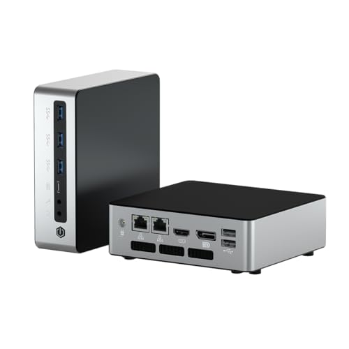 WEIDIAN Core i3 Mini PC 12. Gen1215U Mini Computer 32GB DDR5 RAM 512GB SSD Windows 11 Kleiner PC, unterstützt 8K DP&HD&USB-C Triple Display WIFI6&BT5.2 2*Gigabit LAN 3*USB3.2 2*USB2.0 Business Office von WEIDIAN