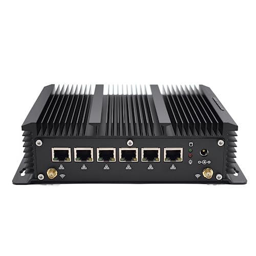 WEIDIAN Fanless Mini PC, Mini Computer Firewall Micro Appliance 5405U, AES-NI, HDMI RS232 COM, RJ45 COM, 4USB3.0, 6 x I225 2.5GbE Ethernet, Dual Band WiFi, SIM Card Slot, 4GB RAM 64GB SSD WEIDIAN Fanless Mini PC, Mini Computer Firewall Micro Appliance 5405U, AES-NI, HDMI RS232 COM, RJ45 COM, 4USB3.0, 6 x I225 2.5GbE Ethernet, Dual Band WiFi, SIM Card Slot, 4GB RAM 64GB SSD von WEIDIAN