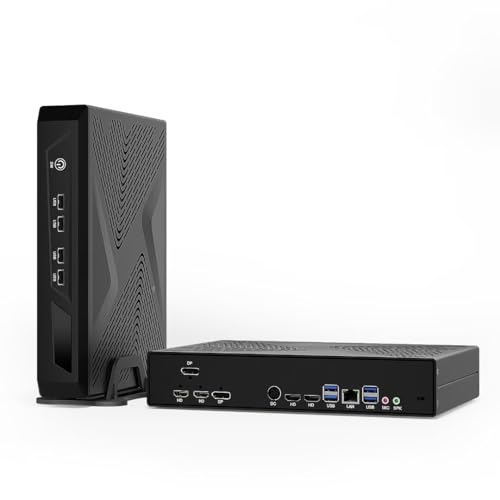 WEIDIAN Gaming Mini PC RTX3050 Core i7-11700F(8C/16T, bis zu 4,9GHz), 64GB RAM 2TB NVME SSD 4TB HDD, Win 11 Pro Micro Desktop Computer 8K 2*DP 2*HD 8*USB WiFi6&BT5.2 für Game Geschäftswelt Büro von WEIDIAN