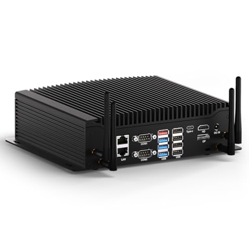 WEIDIAN Industrie PC, Mini PC Win 11 Pro Lüfterloser Core i5-10210U DDR4 8GB RAM 256GB M.2 SSD, 6 x COM RS232/422/485, GPIO, 4K 3xDisplay(HD+DP+Type-C), 2Lan, 8USB, WiFi&BT Auto Power On WEIDIAN Industrie PC, Mini PC Win 11 Pro Lüfterloser Core i5-10210U DDR4 8GB RAM 256GB M.2 SSD, 6 x COM RS232/422/485, GPIO, 4K 3xDisplay(HD+DP+Type-C), 2Lan, 8USB, WiFi&BT Auto Power On von WEIDIAN