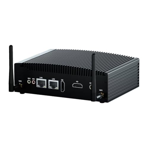 WEIDIAN Lüfterloser Mini PC Industrie Win 10 Pro Core i7 4578U 8GB RAM 256GB SSD Fanless Industrial Mini PC lüfterlos Desktop Computer 4K 2HD, 2RS232 COM, 2LAN, 8USB Linux RAID PXE Auto Power On WEIDIAN Lüfterloser Mini PC Industrie Win 10 Pro Core i7 4578U 8GB RAM 256GB SSD Fanless Industrial Mini PC lüfterlos Desktop Computer 4K 2HD, 2RS232 COM, 2LAN, 8USB Linux RAID PXE Auto Power On von WEIDIAN