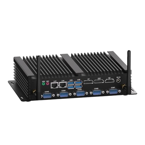 WEIDIAN Industrie Lüfterlos i7 8550U Fanless Mini PC Win 11, 32GB RAM 1TB SSD PC i7 Lüfterloser Support 6*COM(RS232 RS485) 4K 3*Displays(HD DP EDP) 2*LAN 8*USB LPT WiFi&BT Linux Industrial Office WEIDIAN Industrie Lüfterlos i7 8550U Fanless Mini PC Win 11, 32GB RAM 1TB SSD PC i7 Lüfterloser Support 6*COM(RS232 RS485) 4K 3*Displays(HD DP EDP) 2*LAN 8*USB LPT WiFi&BT Linux Industrial Office von WEIDIAN