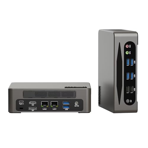 WEIDIAN Mini PC, 13th Gen Core i7-1360P(bis zu 5,0 GHz), 16GB DDR5 1TB PCIE SSD, Mini Gaming PC USB4.0, HD, 8K DP Triple Display, Mini PC Windows 11 6USB3.2, 2.5G RJ45 LAN, WiFi6, BT5.2 von WEIDIAN