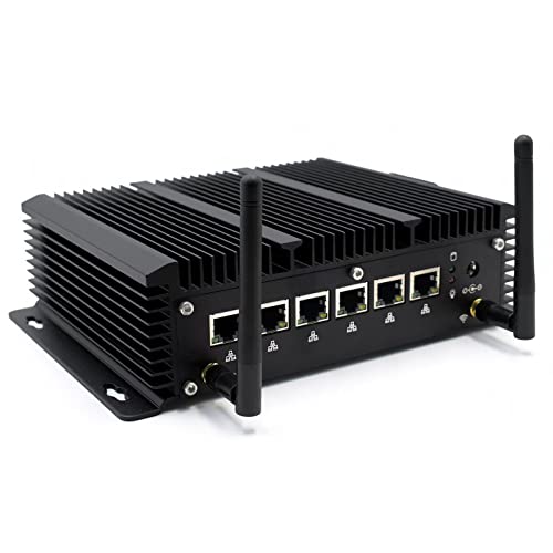 WEIDIAN Firewall PC 2.5G, Fanless Firewall PC, Firewall Hardware, OPNsense, VPN, Network Security Appliance, Router PC, Core i5-8260U, AES-NI, 6 x 2.5GbE I225-V LAN, HD, WiFi, SIM Slot, Auto Power On WEIDIAN Firewall PC 2.5G, Fanless Firewall PC, Firewall Hardware, OPNsense, VPN, Network Security Appliance, Router PC, Core i5-8260U, AES-NI, 6 x 2.5GbE I225-V LAN, HD, WiFi, SIM Slot, Auto Power On von WEIDIAN