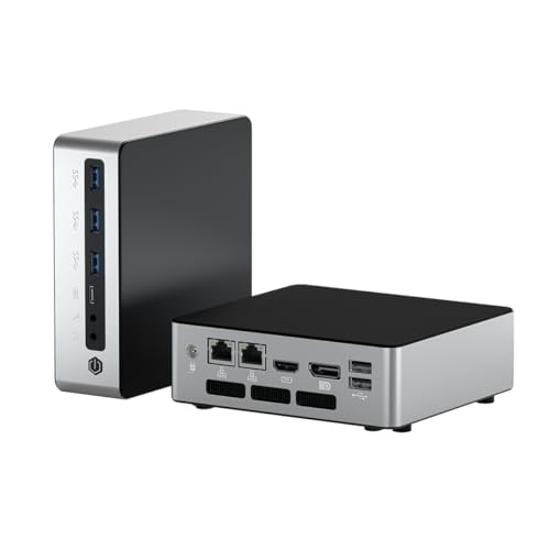 WEIDIAN Mini PC Small Computer i5 1340P(4.60GHz) mit Iris Xe Grafika 32GB DDR5 RAM 1TB SSD Win 11 Mini Desktop PC Unterstützung WIFI6&BT5.1/5.2 8K DP+HD+USB-C 3*Display 2*LAN 2*DDR5 Extended SSD von WEIDIAN