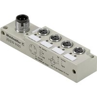 Weidmüller SAI-4-S-3P-M8L-M12-LOG 2512390000 Sensor/Aktorbox passiv M12-Verteiler mit Metallgewinde von WEIDMULLER