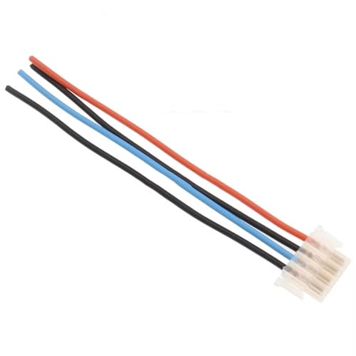 Start Key Lock Schalter 2/3/4 Pin Blinker Scheinwerfer Horn Dimmer Schalter Starter Taste Stecker Terminal Stecker Für GY6 50cc 125cc 150cc Moped Roller Motorrad Zündschloss(5PCS 4Pin) von WEIFANAA