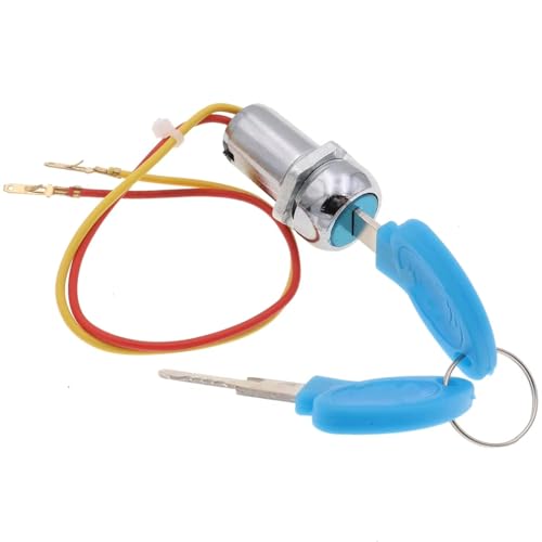 Start Key Lock Schalter 2-Draht-Zündschalterschlüssel Für Elektroroller-Fahrrad Motorrad Zündschloss(A) von WEIFANAA
