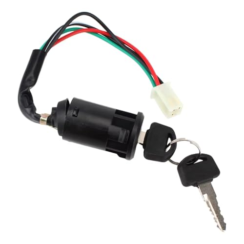 Start Key Lock Schalter 50cc-250cc ATV Für Suzuki Motorrad Mit Draht Starten Schalter Türschlösser Zündschlüssel Motorrad Zündschloss von WEIFANAA