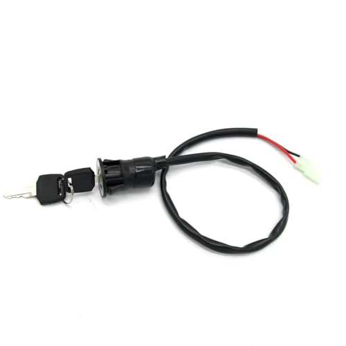 Start Key Lock Schalter Für 3-Loch 2-Draht Universal Motorrad Zündschlüssel Elektrische Türschloss Netzschalter Motorrad Zündschloss von WEIFANAA