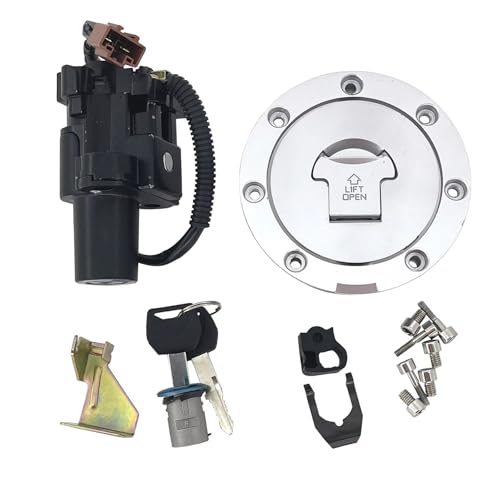 Start Key Lock Schalter Für CBR600RR CBR1000RR 2007-2014 Motorrad Zündschloss Kraftstoff Tankdeckel Sitz Schloss Schlüssel Motorrad Zündschloss von WEIFANAA