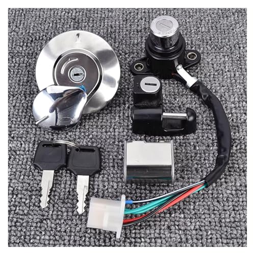 Start Key Lock Schalter Für CMX250 Für Rebel 1985-2014 CA125 1995-1999 CMX 250 CA 125 Zündschloss Sperrschlüssel Motorrad Lockset Kraftstoffabdeckung Motorrad Zündschloss von WEIFANAA