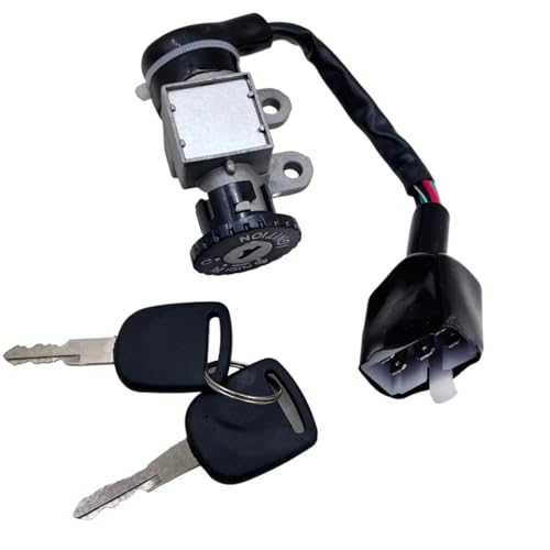 Start Key Lock Schalter Für KYMCO GY6 50 139QMB ATM50-A-A1 4-Hub Motorrad Zubehör Moped Roller Zündschloss Schloss Mit Schlüssel 1 Set Motorrad Zündschloss von WEIFANAA