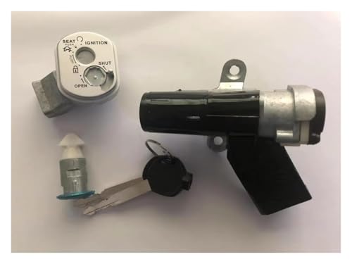 Start Key Lock Schalter Für SDH50 50CC Schloss Zündschlüssel Set Key Kit Für QJ Für Keeway Roller Motorrad Ersatzteil Motorrad Zündschloss von WEIFANAA