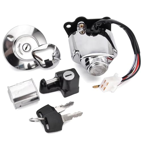 Start Key Lock Schalter Für Shadow 400 Für Steed 400 VT600 VT250 Für Magna 250 VT 600 Zündschlossschloss Motorrad Lockset Kraftstoffabdeckung Sitzschloss Schlüssel Motorrad Zündschloss Start Key Lock Schalter Für Shadow 400 Für Steed 400 VT600 VT250 Für Magna 250 VT 600 Zündschlossschloss Motorrad Lockset Kraftstoffabdeckung Sitzschloss Schlüssel Motorrad Zündschloss von WEIFANAA