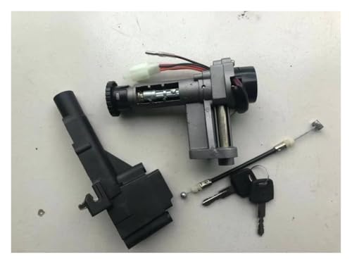 Start Key Lock Schalter Für Suzuki AG100 QJ Für Keeway Roller Motorrad Ersatzteil AG50 Schloss Zündschlüssel Set Sitz Lock Key Kit Motorrad Zündschloss von WEIFANAA