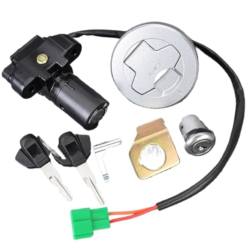 Start Key Lock Schalter Für Suzuki Für GIXXER155 GSX150F GSX150 DEA DZA L6 L7 L8 37000-34830-000 37000-34870-000 Kraftstoff Gas Kappe Zündschloss Sitz Schloss Motorrad Zündschloss von WEIFANAA