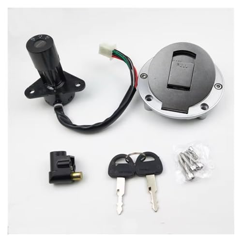 Start Key Lock Schalter Für Suzuki GS125 HJ125-8 QJ125 4 Draht 6 Draht Tankdeckel Abdeckung Schlösser Motorrad Zündschlüssel Set Motorrad Zündschloss(6 Drähte) von WEIFANAA