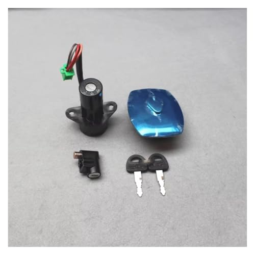 Start Key Lock Schalter Für Suzuki GS125 HJ125-8 QJ125 4 Draht 6 Draht Tankdeckel Abdeckung Schlösser Motorrad Zündschlüssel Set Motorrad Zündschloss(GS125 4 Wires) von WEIFANAA