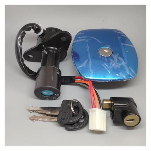 Start Key Lock Schalter Für Suzuki GS125 HJ125-8 QJ125 4 Draht 6 Draht Tankdeckel Abdeckung Schlösser Motorrad Zündschlüssel Set Motorrad Zündschloss(GS125 6 Wires) von WEIFANAA