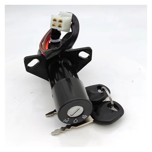Start Key Lock Schalter Für Suzuki GS125 HJ125-8 QJ125 4 Draht 6 Draht Tankdeckel Abdeckung Schlösser Motorrad Zündschlüssel Set Motorrad Zündschloss(Switch 6 Wires) von WEIFANAA
