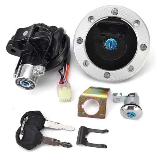 Start Key Lock Schalter Für Suzuki SV650 GSXR600 GSXR750 GSXR1000 DL650 DL1000 V-Strom GSX1400 Kraftstoff Gas Kappe Zündung Schalter Sitz Schloss Motorrad Zündschloss Start Key Lock Schalter Für Suzuki SV650 GSXR600 GSXR750 GSXR1000 DL650 DL1000 V-Strom GSX1400 Kraftstoff Gas Kappe Zündung Schalter Sitz Schloss Motorrad Zündschloss von WEIFANAA