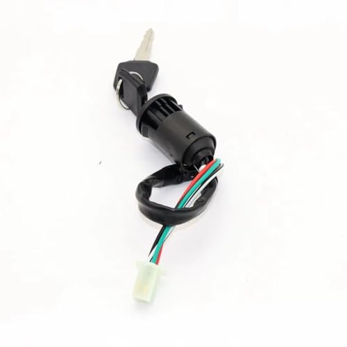 Start Key Lock Schalter Für Suzuki Universal Motorrad Zündschalter Wasserdichte Elektrische Türschloss Elektrische Starten Atv Schlüssel Motorrad Zündschloss von WEIFANAA