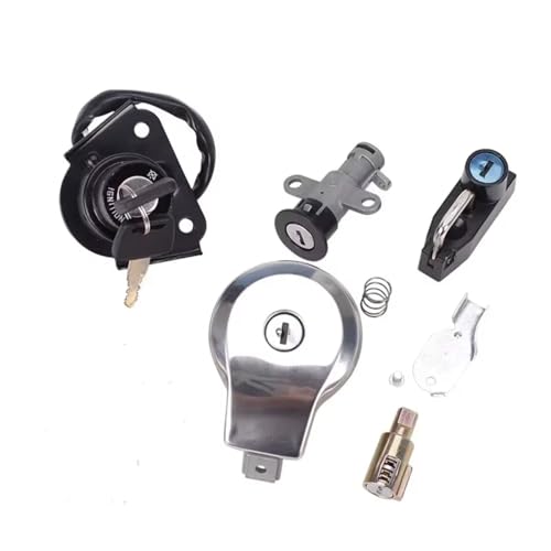 Start Key Lock Schalter Für Virago Xv125 Für Vstar Xv250 Für Virago 250 400 535 750 1100 Motorrad Tankdeckel Kappe Schloss Motorrad Zündschloss(A) von WEIFANAA