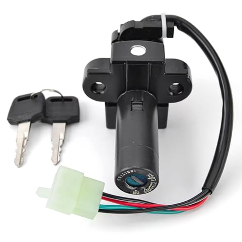 Start Key Lock Schalter Für X4 CB1300 CB 1300 1997 1998 1999 2000 Motorrad Kraftstoff Gas Kappe Zündschloss Sitz Schloss Mit Schlüssel Kit Motorrad Zündschloss(Lock) von WEIFANAA
