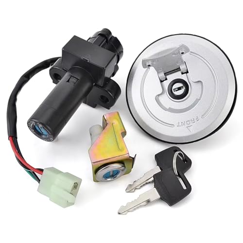 Start Key Lock Schalter Für X4 CB1300 CB 1300 1997 1998 1999 2000 Motorrad Kraftstoff Gas Kappe Zündschloss Sitz Schloss Mit Schlüssel Kit Motorrad Zündschloss(Set) von WEIFANAA
