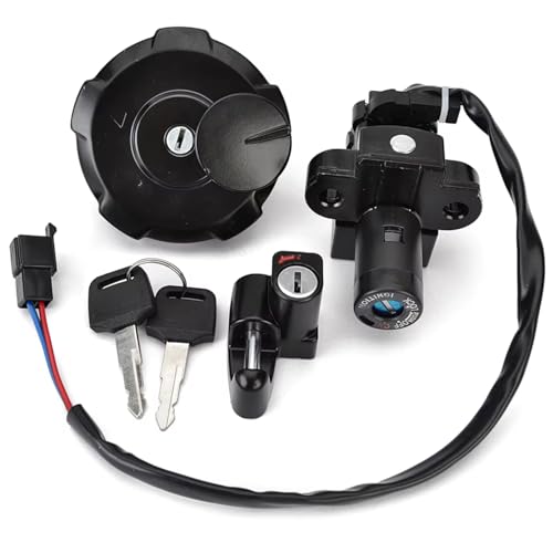 Start Key Lock Schalter Für XR 650 L XR 650L 1993-2017 XR650L XR650 Kraftstoff Gas Kappe Zündung Schalter Sitz Schloss Motorrad Zündschloss von WEIFANAA