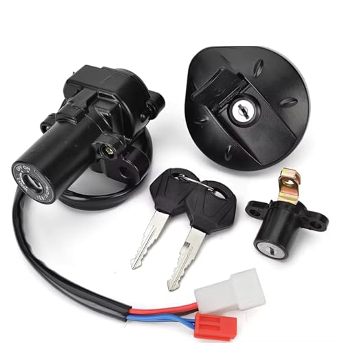 Start Key Lock Schalter Für XT660 XT660R XT660X 2004-2011 2014 XT 660 Zündschloss Tankdeckel Sitzschloss Schlüssel Motorrad Zündschloss von WEIFANAA