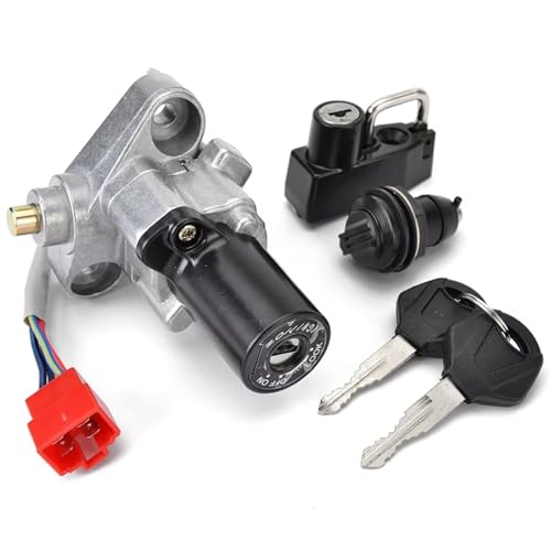 Start Key Lock Schalter Für XVS125 XVS250 XVS400 XVS400C XVS650 XVS650A XVS650AT XVS1100 XVS1100A Drag Star Zündschloss Sitzschloss Motorrad Zündschloss von WEIFANAA