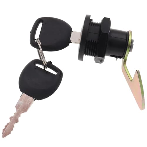 Start Key Lock Schalter Kurzen Haken Hinten Schwanz Box Schlüssel Schalter Schloss Für Motorrad Quad ATV Go Kart Motorrad Zündschloss von WEIFANAA