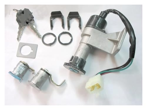 Start Key Lock Schalter Schloss Zündschlüssel Set Sitz Schloss Schlüssel Für QJ Für Keeway GY6 Roller Motorrad Ersatzteil Motorrad Zündschloss von WEIFANAA