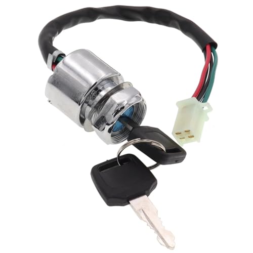 Start Key Lock Schalter Universal 4 Drähte ATV Quad Zündschloss & Schalter Schlüssel Set Für 50cc 110cc-250cc ATVs Motorrad Go Kart Roller Etc Motorrad Zündschloss Start Key Lock Schalter Universal 4 Drähte ATV Quad Zündschloss & Schalter Schlüssel Set Für 50cc 110cc-250cc ATVs Motorrad Go Kart Roller Etc Motorrad Zündschloss von WEIFANAA