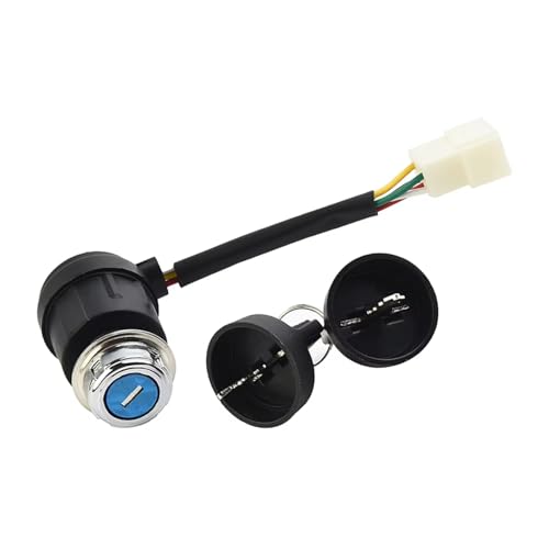 Start Key Lock Schalter Universal 5 Pin Zündschlüssel Mit Kabel Für 250cc 150cc 125cc 110cc ATV Motorrad Start Schalter Türschlösser Motorrad Zündschloss Start Key Lock Schalter Universal 5 Pin Zündschlüssel Mit Kabel Für 250cc 150cc 125cc 110cc ATV Motorrad Start Schalter Türschlösser Motorrad Zündschloss von WEIFANAA