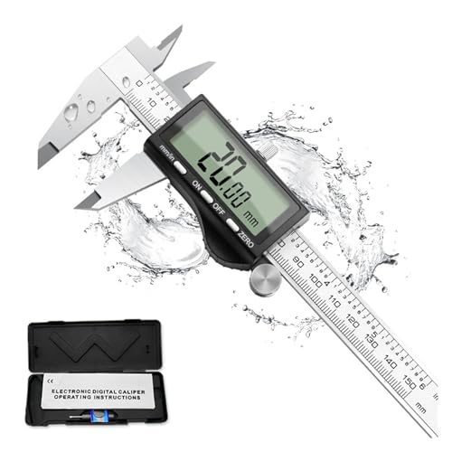 Digitaler Messschieber aus Edelstahl, 0–150 mm mm/Zoll, 0,01 mm, hochpräziser Messschieber, messgerät Digitaler Messschieber aus Edelstahl, 0–150 mm mm/Zoll, 0,01 mm, hochpräziser Messschieber, messgerät von WEIJICUI
