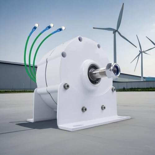 WEIMILOR 8000W Permanentmagnet Generator Elektrischer 3-Phasen Wechselstromgenerator Industrie Dreiphasengenerator,48V von WEIMILOR