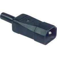 Kaltgeräte-Anschlusskupplung mit Tülle - bis 65°C - 230V/10A schwarz Kaltgeräte-Anschlusskupplung mit Tülle - bis 65°C - 230V/10A schwarz von WEINMANN & SCHANZ
