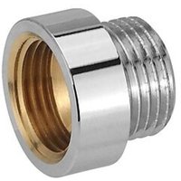 Messing Gewindefitting-Hahnverlängerung 1/2'' x 10 mm - verchromt von WEINMANN & SCHANZ