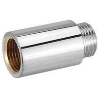 Messing Gewindefitting-Hahnverlängerung 1/2'' x 40 mm - verchromt von WEINMANN & SCHANZ