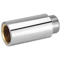Messing Gewindefitting-Hahnverlängerung 1/2'' x 50 mm - verchromt von WEINMANN & SCHANZ