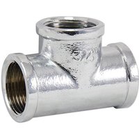 Messing Gewindefitting-T-Stück 3/4'' IG x 3/4'' IG x 3/4'' IG - verchromt Messing Gewindefitting-T-Stück 3/4'' IG x 3/4'' IG x 3/4'' IG - verchromt von WEINMANN & SCHANZ