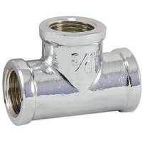 Messing Gewindefitting-T-Stück 3/8'' IG x 3/8'' IG x 3/8'' IG - verchromt Messing Gewindefitting-T-Stück 3/8'' IG x 3/8'' IG x 3/8'' IG - verchromt von WEINMANN & SCHANZ
