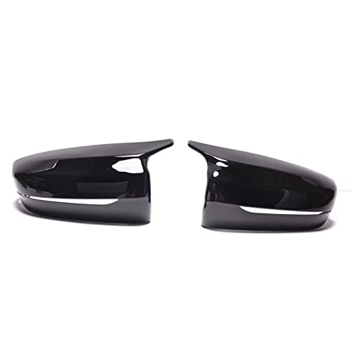 WEINUANXIN Rückspiegel Spiegelkappen Für B&MW 5 G30 G38 7 G11 G12 8 G14 G15 2017-2020 Auto Außenspiegel Abdeckung Teile Fit(Schwarz) von WEINUANXIN