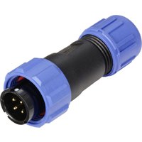 SP1310 / p 4 i Rundstecker Stecker, gerade Gesamtpolzahl: 4 Serie (Rundsteckverbinder): SP13 - Weipu von WEIPU