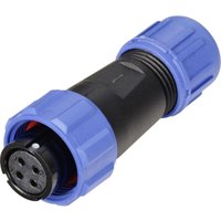 SP1310 / s 4 i Rundstecker Buchse, gerade Gesamtpolzahl: 4 Serie (Rundsteckverbinder): SP13 1 - Weipu von WEIPU