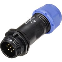 SP1311 / p 7 ii Rundstecker Stecker, gerade Gesamtpolzahl: 7 Serie (Rundsteckverbinder): SP13 - Weipu von WEIPU